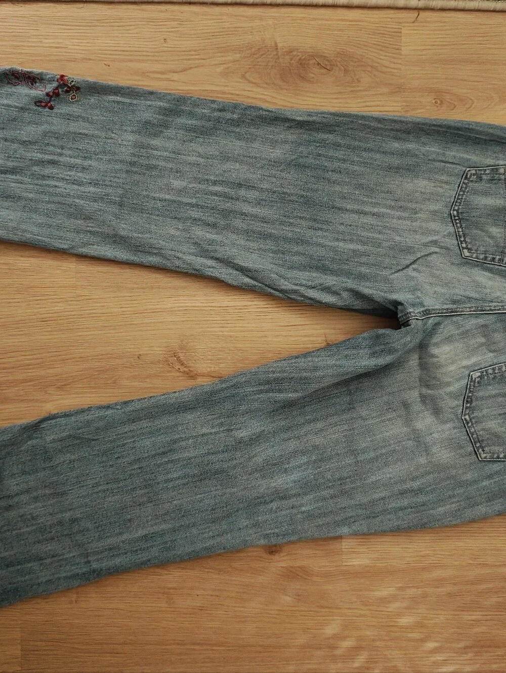 Rafaella Light Wash Embroidered Women’s Jeans